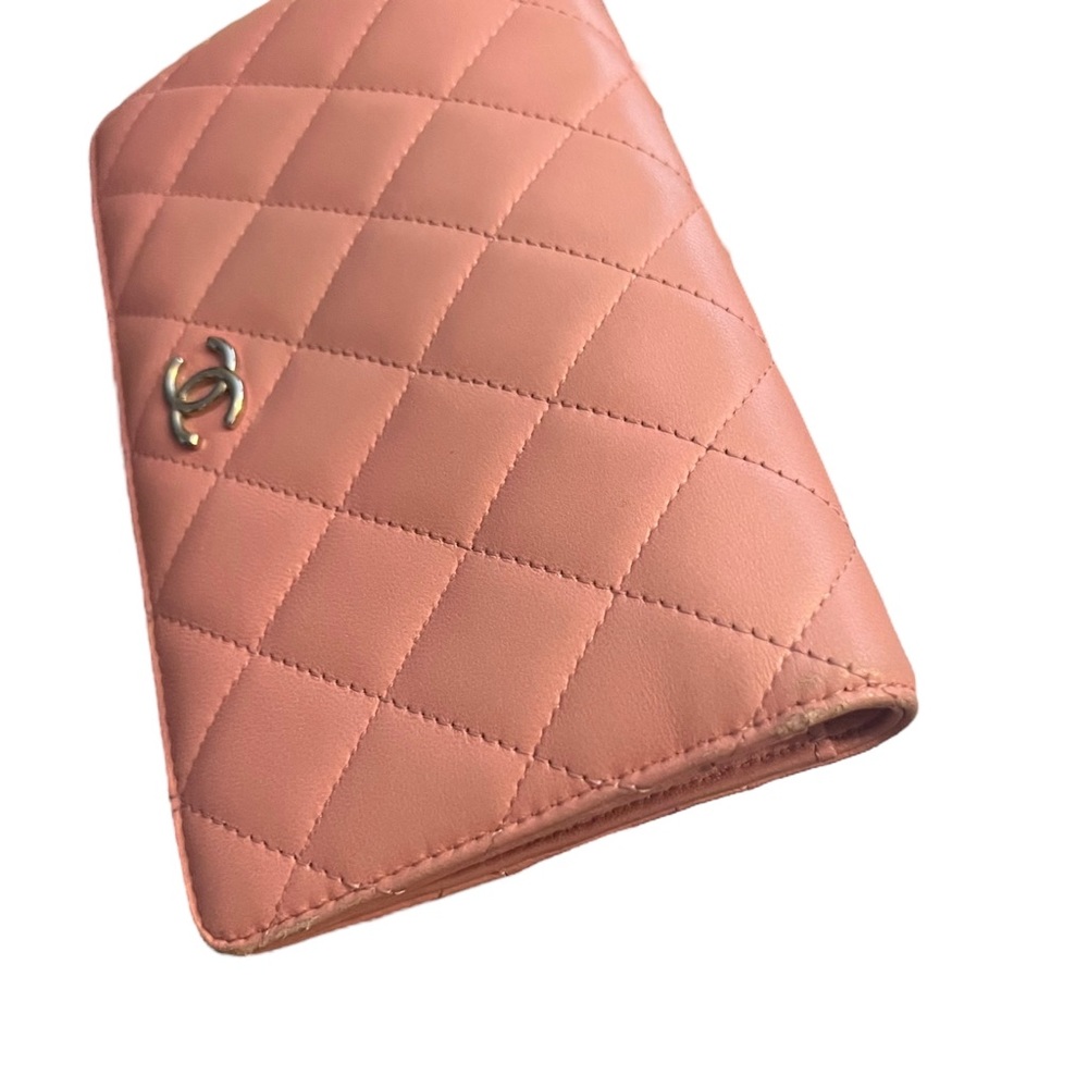 Authentic Chanel | Matelasse Quilted Bifold Wallet WOC